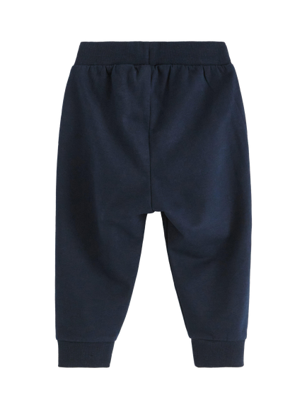 Lindex Baby Soft Lined Joggers, Dark Navy - view 2, Dark Navy