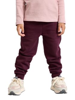 Lindex Baby Soft Lined Joggers, Dark Lilac