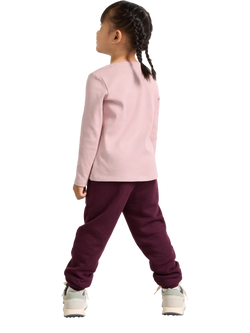 Lindex Baby Soft Lined Joggers - view 2, Dark Lilac