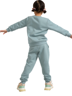 Lindex Baby Soft Lined Joggers - view 2, Light Dusty Green