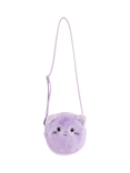 Lindex Kids' Animal Face Shoulder Bag, Light Lilac