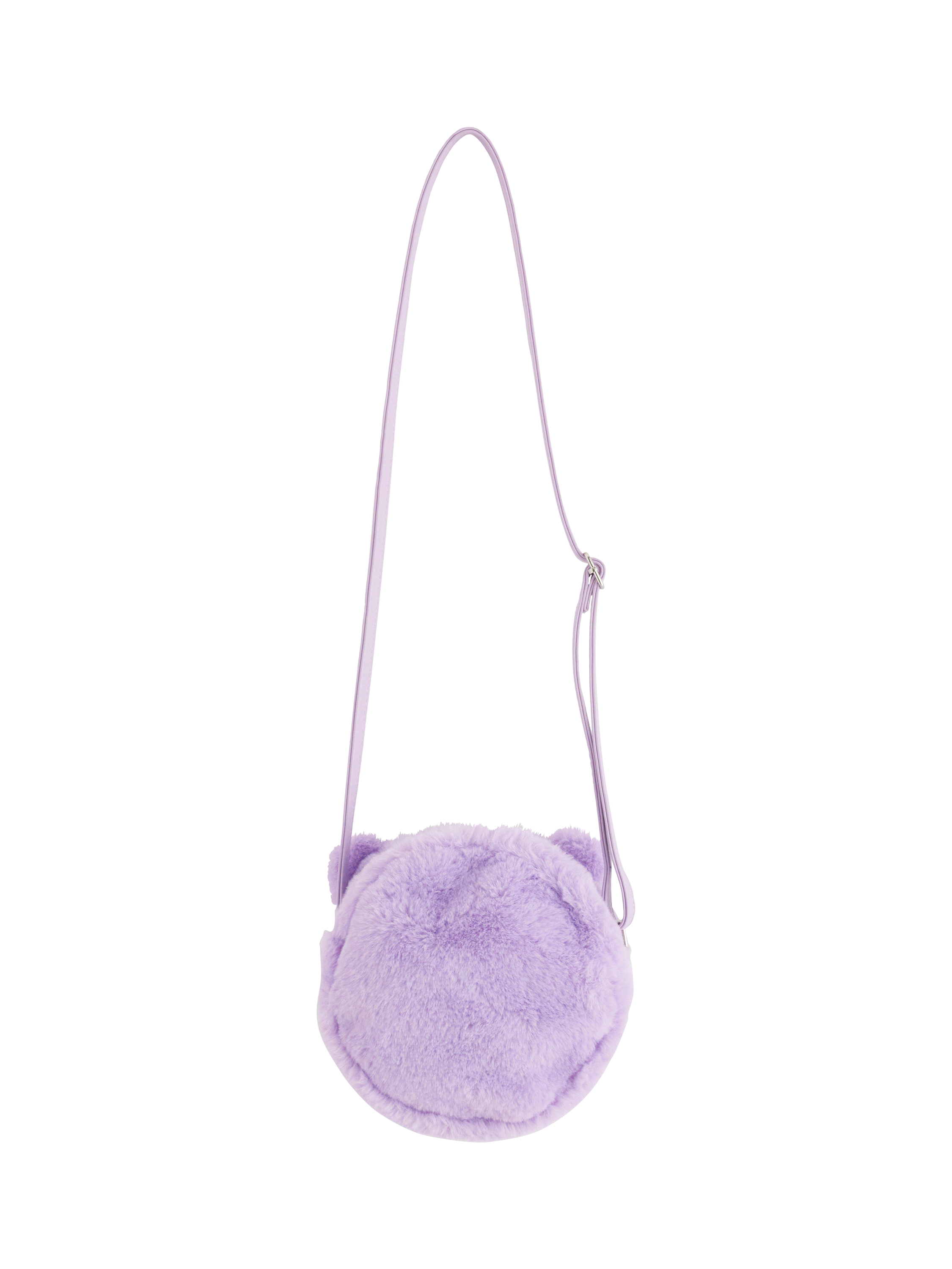 Product image 2 of 3, which shows Lindex Kids' Animal Face Shoulder Bag, Light Lilac, One Size
