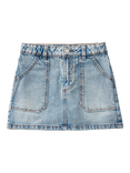 Benetton Kids' Denim Mini Skirt, Blue