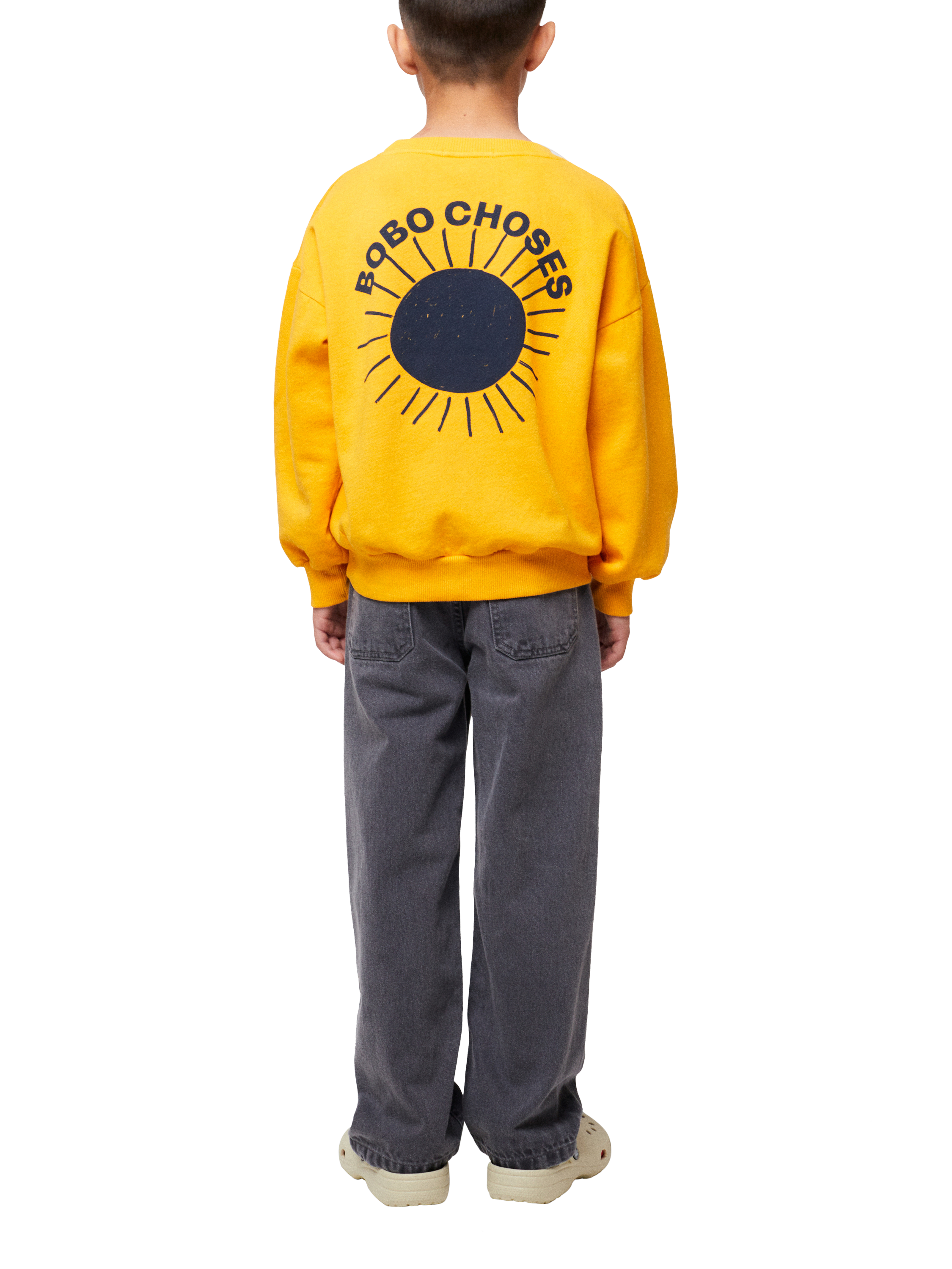 Product image 5 of 7, which shows Bobo Choses Kids' Sunshine Sweatshirt, Orange, 2-3 years