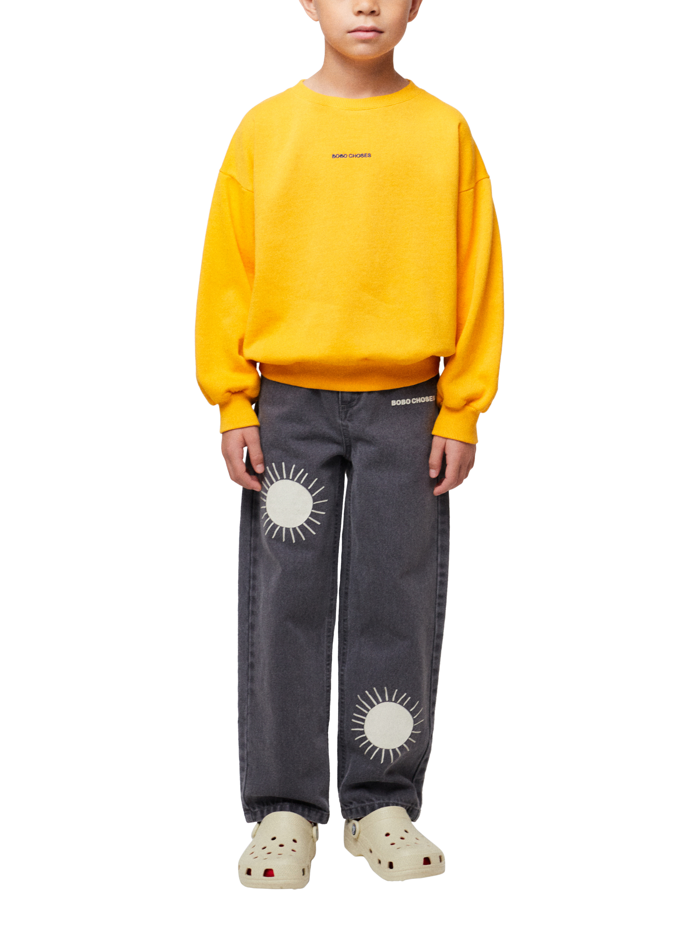 Product image 6 of 7, which shows Bobo Choses Kids' Sunshine Sweatshirt, Orange, 2-3 years