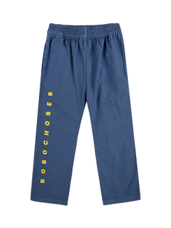 Bobo Choses Kids' Wide Leg Joggers, Dark Blue, Dark Blue