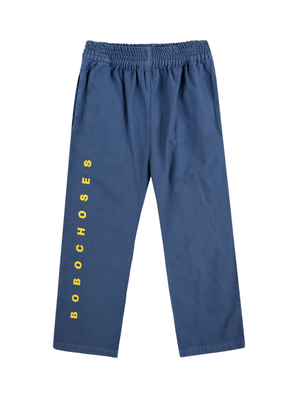 Bobo Choses Kids' Wide Leg Joggers, Dark Blue, Dark Blue