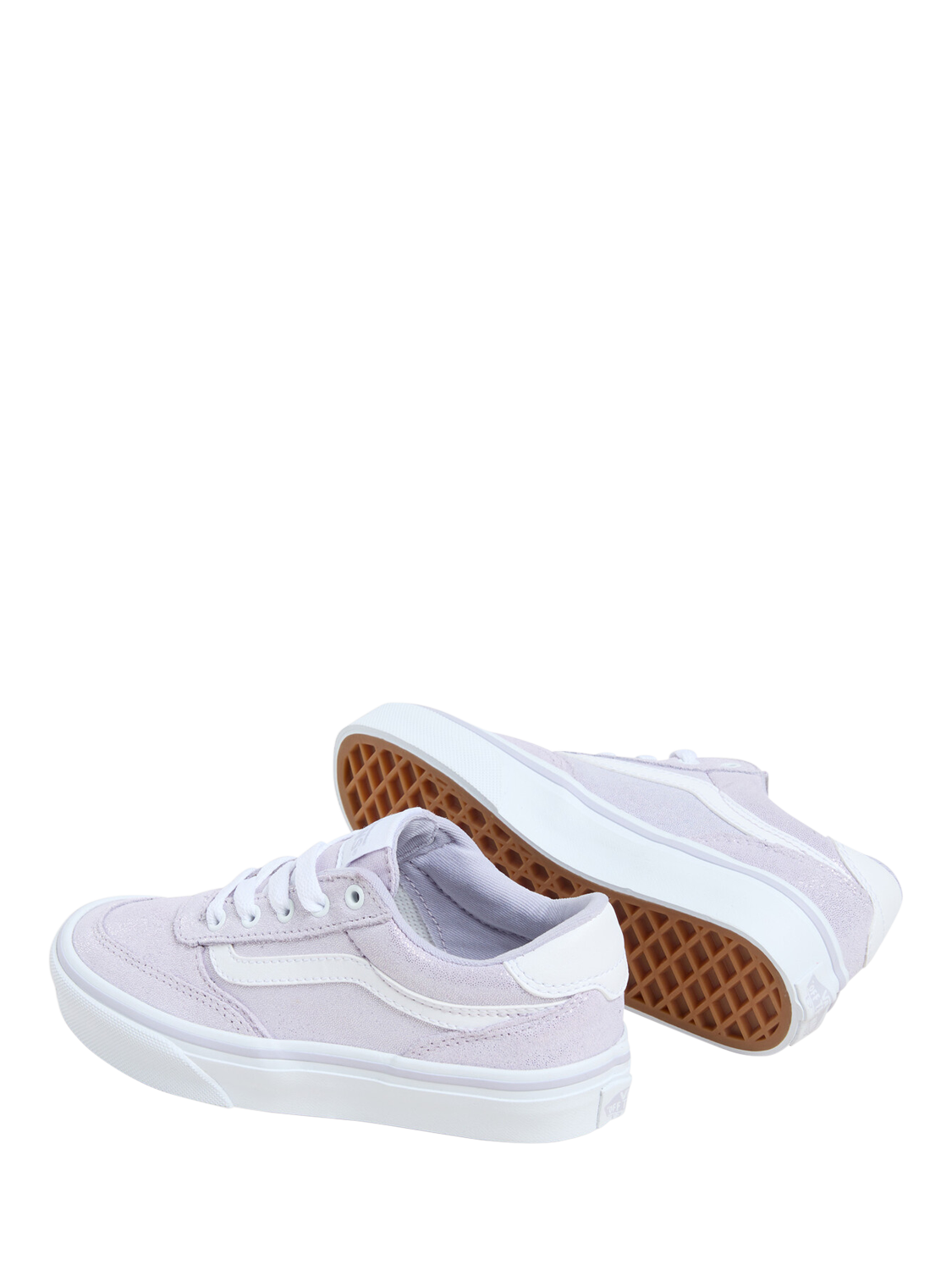 Product image 4 of 4, which shows Vans Kids' Brooklyn Lace Up Trainers, Evening Haze, 10 Jnr