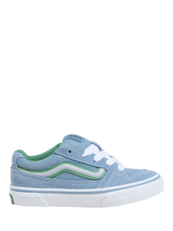 Vans Kids' Caldrone Suede Lace Up Trainers, Suede Citadel, Suede Citadel