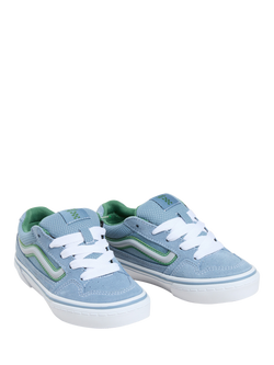 Vans Kids' Caldrone Suede Lace Up Trainers, Suede Citadel - view 2, Suede Citadel