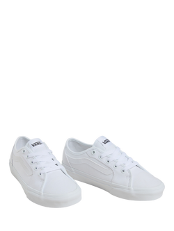Vans Kids' Filmore Decon Lace Up Trainers, White - view 2, White