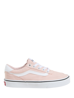 Vans Kids' Brooklyn Lace Up Trainers, Sepia Rose, Sepia Rose
