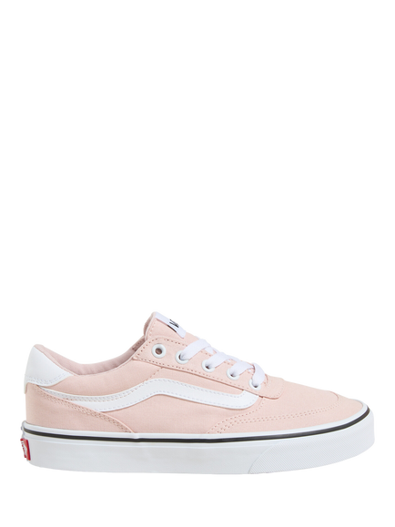 Vans Kids' Brooklyn Lace Up Trainers, Sepia Rose, Sepia Rose