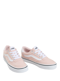 Vans Kids' Brooklyn Lace Up Trainers, Sepia Rose - view 2, Sepia Rose