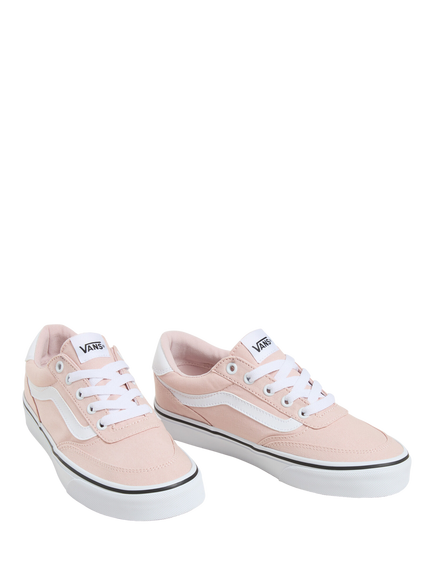 Vans Kids' Brooklyn Lace Up Trainers, Sepia Rose - view 2, Sepia Rose