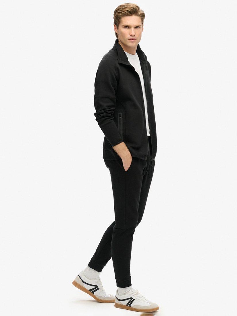 Product image 3 of 6, which shows Superdry Tech Logo Loose Tracktop, Black, S