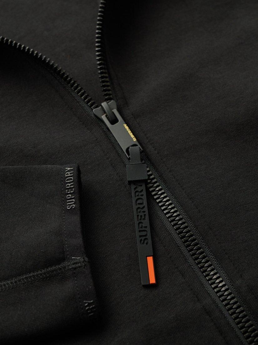 Product image 5 of 6, which shows Superdry Tech Logo Loose Tracktop, Black, S