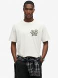 Superdry Skate Loose T-Shirt, Off White