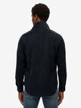 Superdry Cotton Corduroy Workwear Shirt, Eclipse Navy