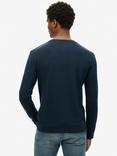 Superdry Merchant Grandad Top, Eclipse Navy