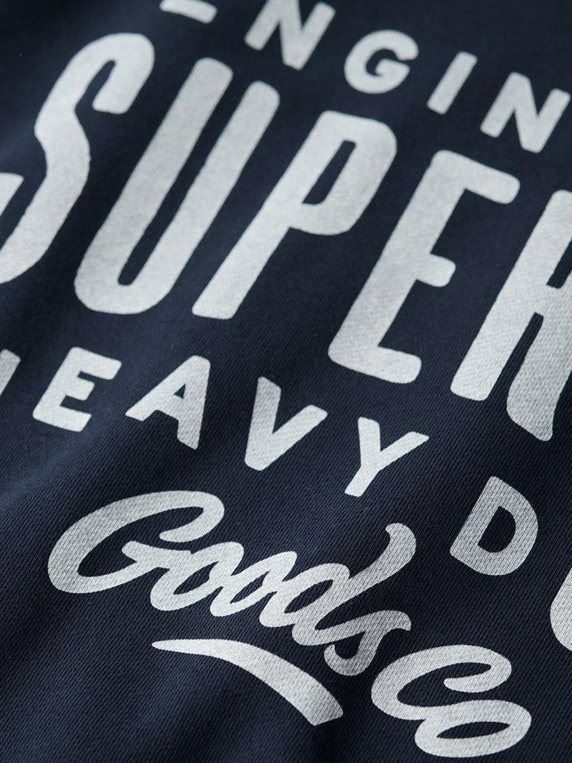 Product image 5 of 5, which shows Superdry Logo Sweatshirt, Eclipse Navy, S