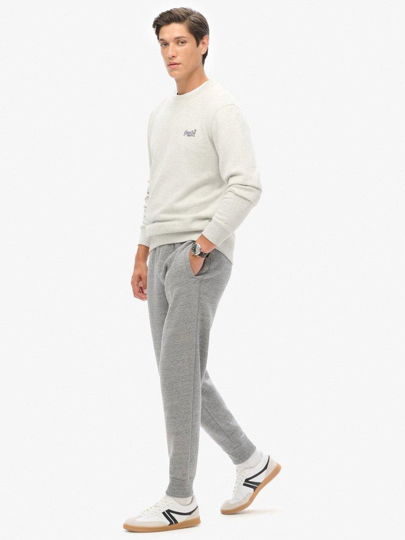 Product image 3 of 5, which shows Superdry Essential Logo Joggers, Grey Fleck Marl, S