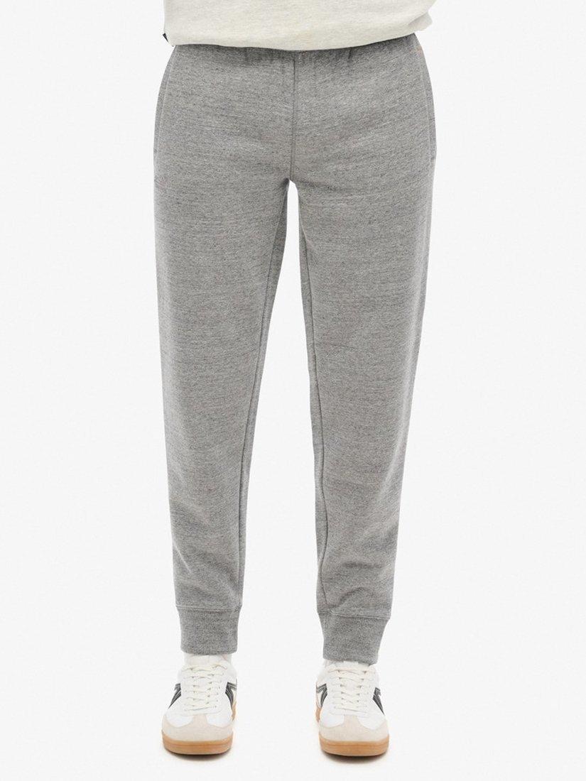 Product image 4 of 5, which shows Superdry Essential Logo Joggers, Grey Fleck Marl, S