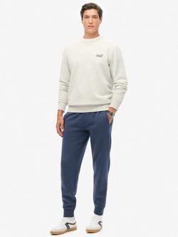 Superdry Essential Logo Joggers, Heritage Navy Marl, Heritage Navy Marl
