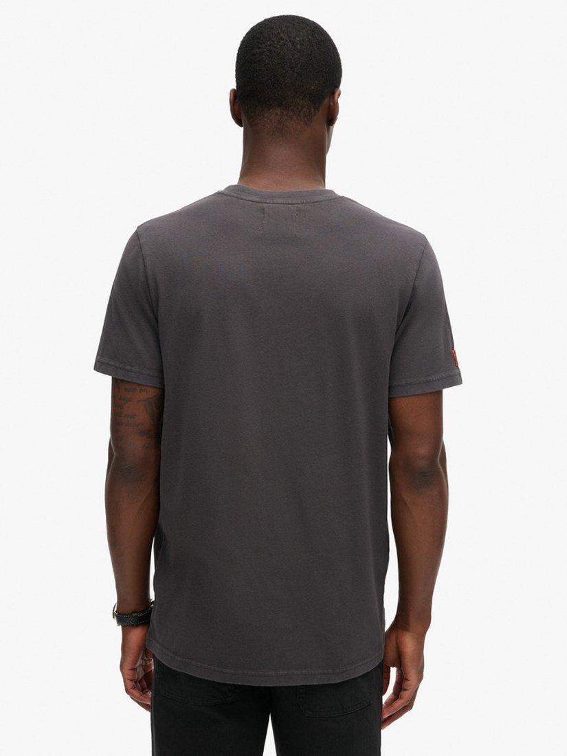 Product image 2 of 5, which shows Superdry Workwear Gasoline Graphic T-Shirt, Blackboard, S