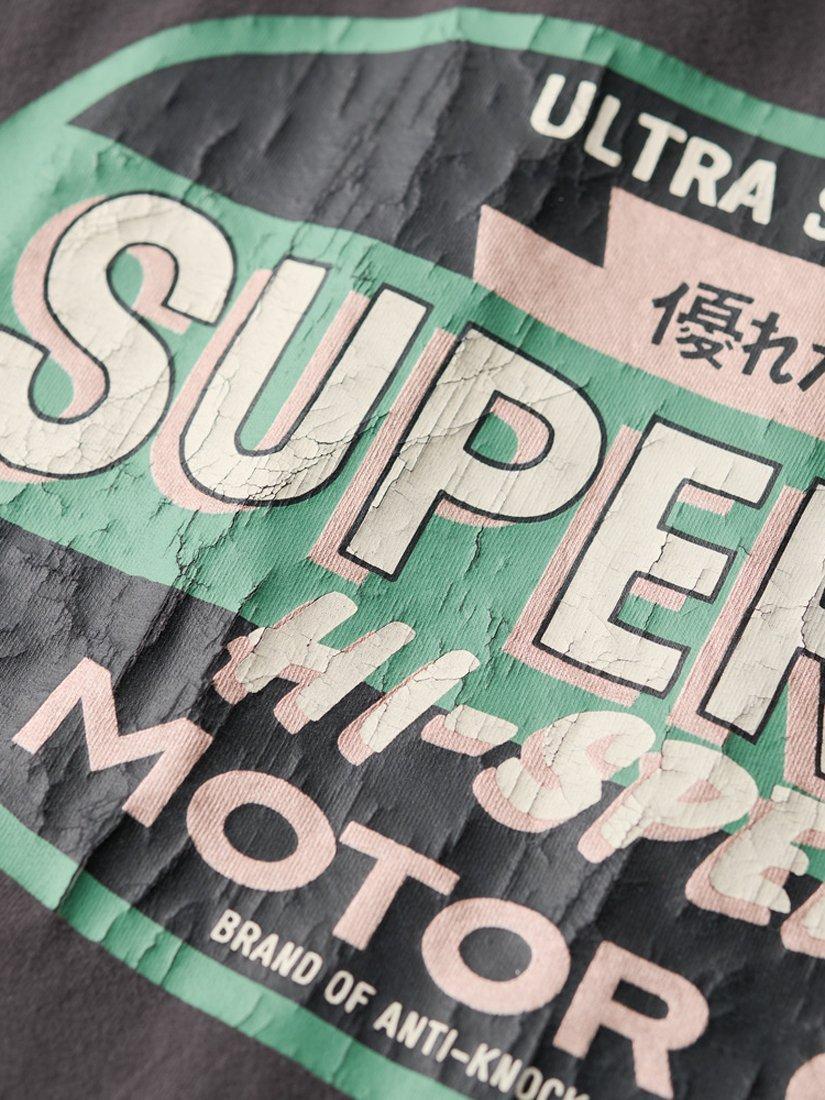 Product image 5 of 5, which shows Superdry Workwear Gasoline Graphic T-Shirt, Blackboard, S