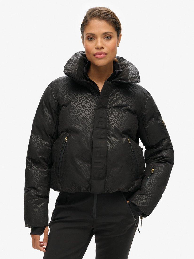 Superdry luxe snow puffer black online