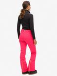 Superdry Softshell Slim Fit Ski Trousers, Hyper Fire Pink