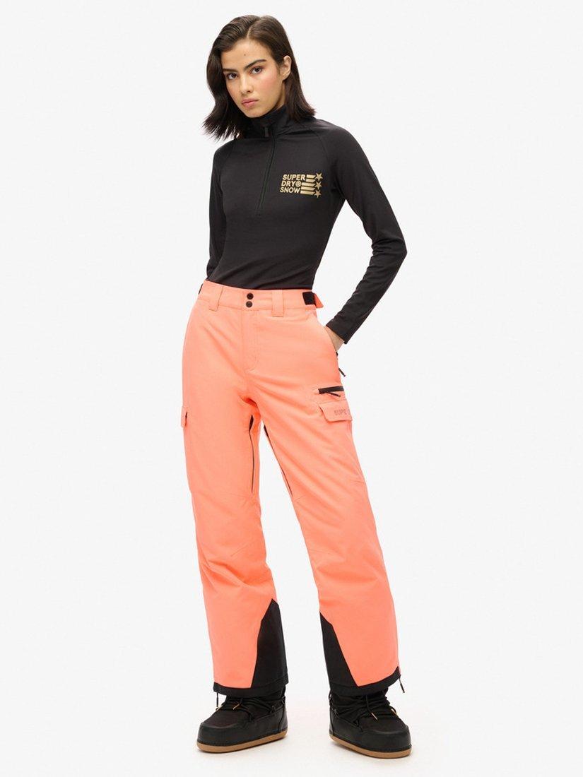 Product image 4 of 5, which shows Superdry Ski Ultimate Rescue Trousers, Pastelline Coral, 8