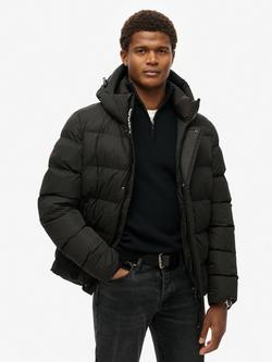 Superdry Puffer Jacket, Black, Black