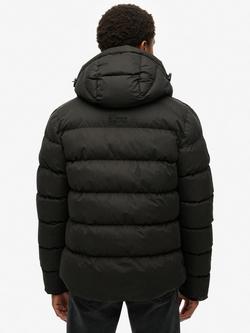 Superdry Puffer Jacket, Black - view 2, Black