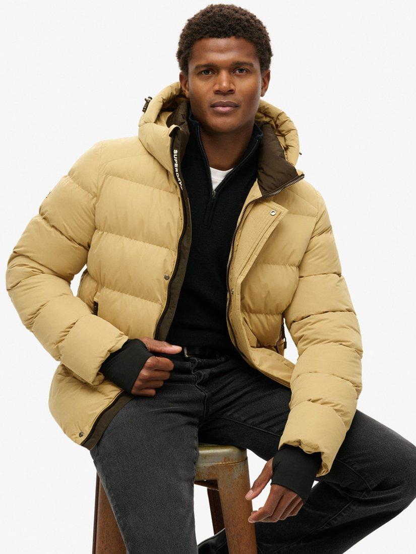 Product image 2 of 6, which shows Superdry Puffer Jacket, Rock Stone, S