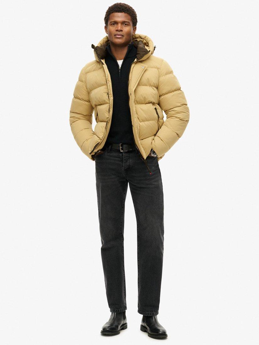 Product image 3 of 6, which shows Superdry Puffer Jacket, Rock Stone, S
