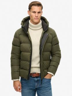 Superdry Puffer Jacket, Army Khaki, Army Khaki