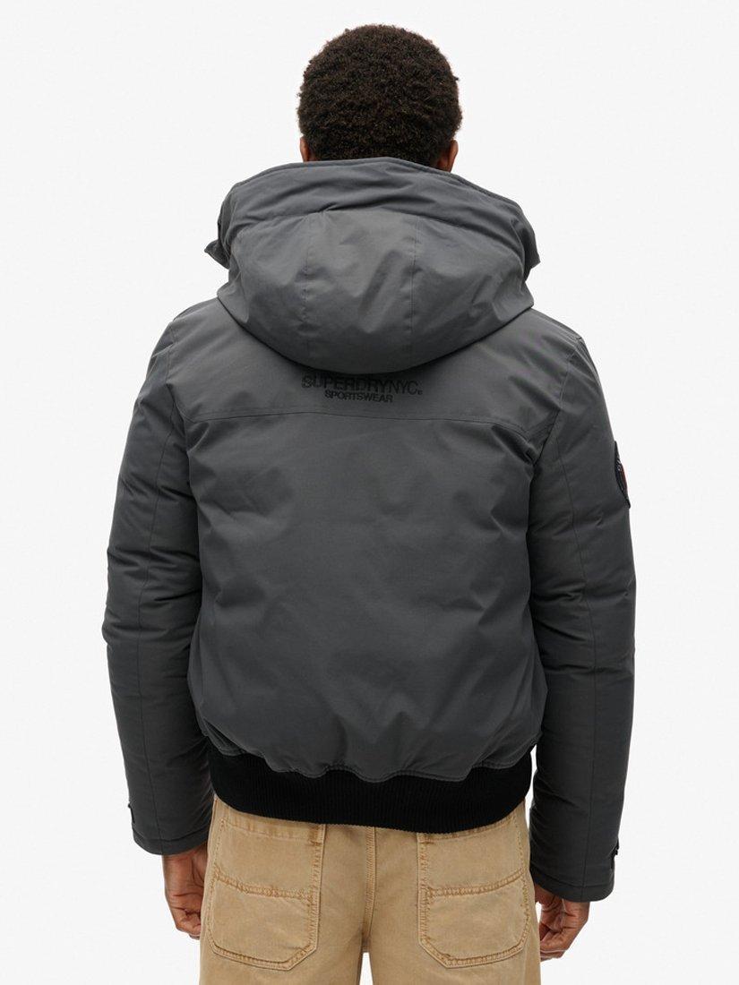 Product image 2 of 5, which shows Superdry City Padded Bomber Jacket, Ebony, S