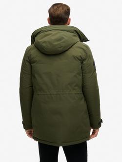 Superdry City Padded Parka Jacket - view 2, Army Khaki