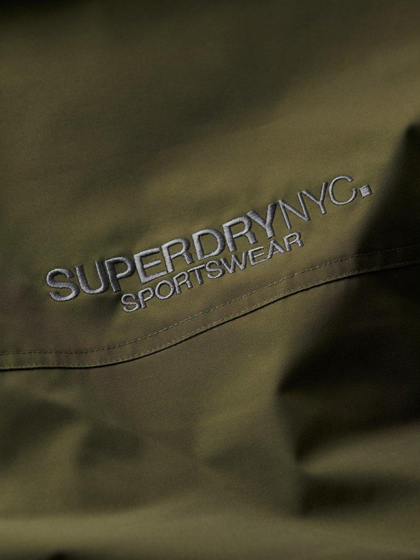 Product image 6 of 6, which shows Superdry City Padded Parka Jacket, Army Khaki, S