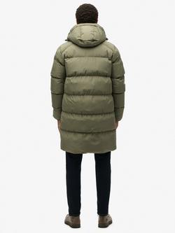 Superdry Quilted Padding Jacket - view 2, Dusty Olive Green