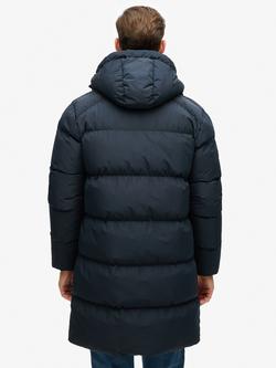 Superdry Quilted Padding Jacket - view 2, Eclipse Navy