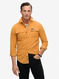 Superdry Trailsman Corduroy Shirt, Pine Green, Toasted Orange