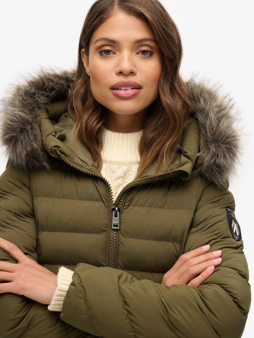 SuperDry boho faux fur 2024 jacket