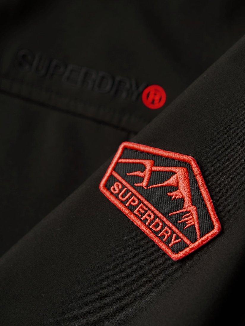 Product image 4 of 6, which shows Superdry Hooded Classic Trekker Jacket, Black, 8