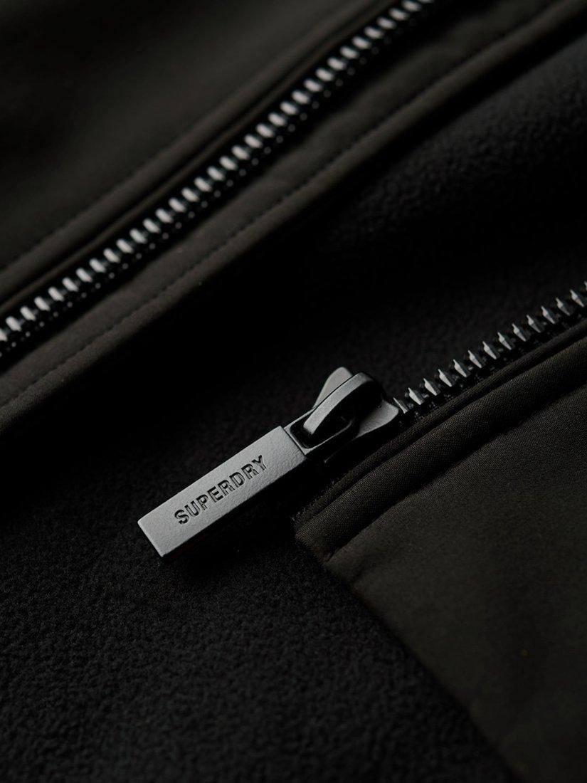 Product image 6 of 6, which shows Superdry Hooded Classic Trekker Jacket, Black, 8