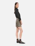 THE KOOPLES Sequin Mini Skirt, Gold