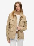 Superdry Military M65 Organic Cotton Jacket, Canyon Beige