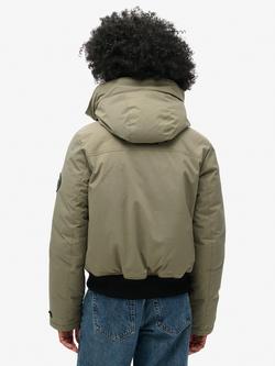 Superdry City Padded Bomber Jacket - view 2, Dusty Olive Green